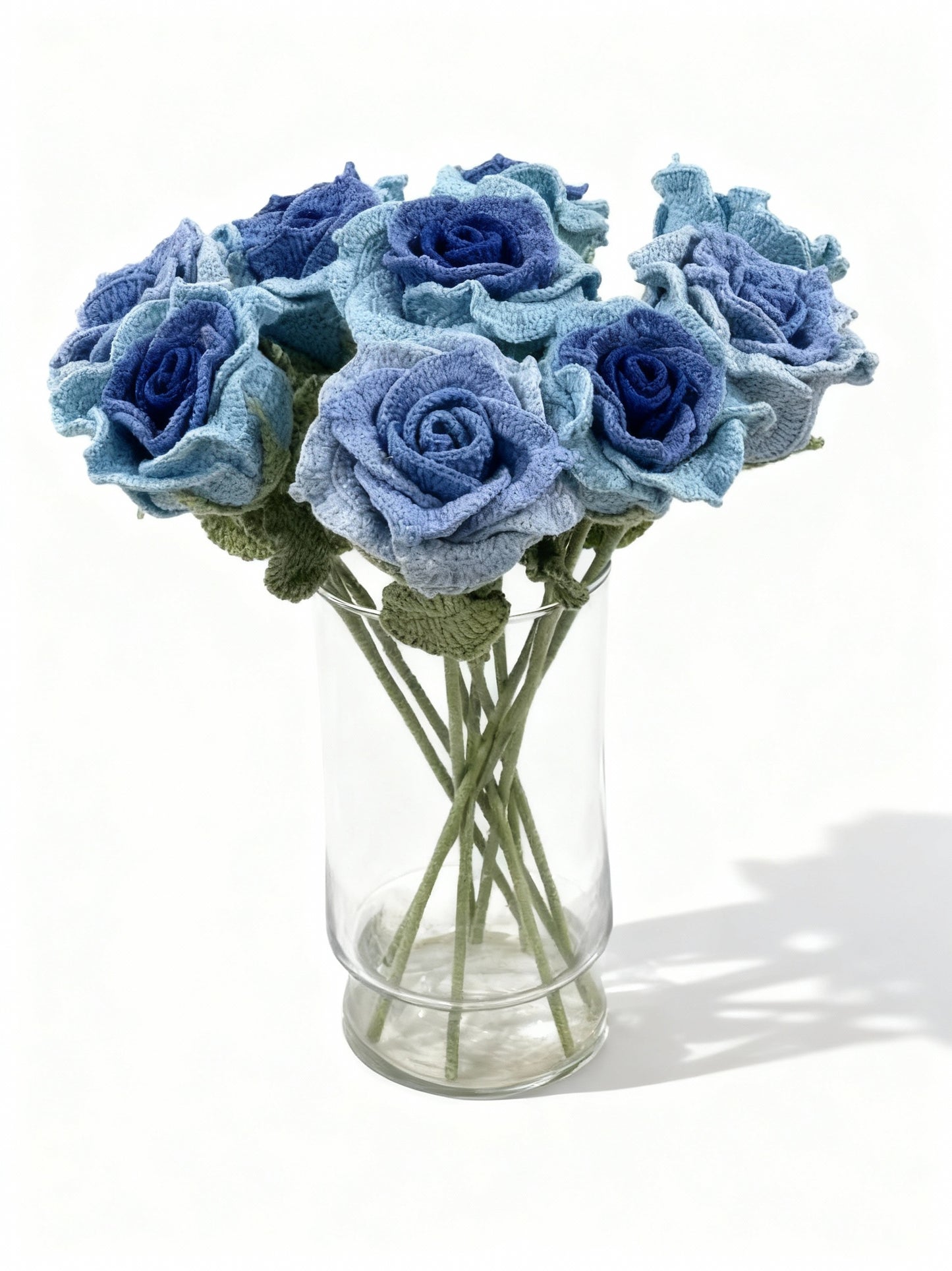 1PC Handmade Blue Thai Rose